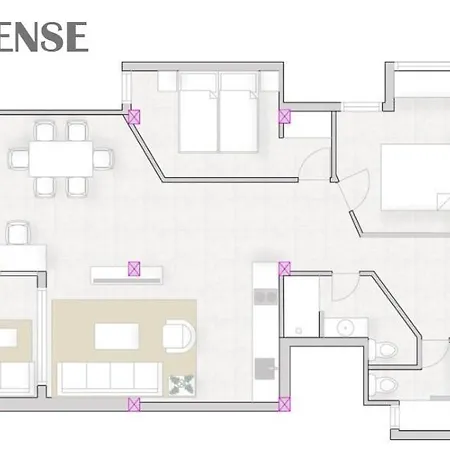 K-sense By Nuka Homes Apartment *